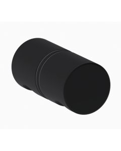 Bouton Rond pour Porte de Douche Noir