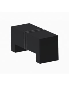 Bouton pour Porte de Douche Sur Mesure carré noir