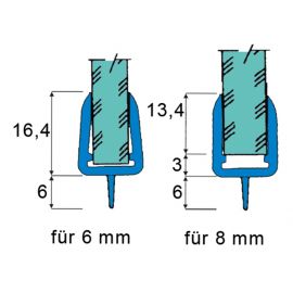 Joint d’étanchéité avec lèvre d’étanchéité pour 6-8 mm