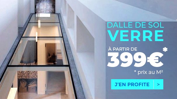 Dalle de Sol en Verre