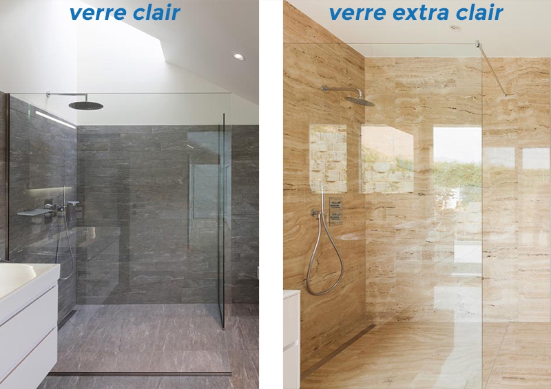 Verre clair ou verre extra-clair ?