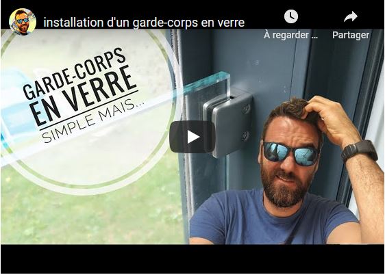 Pose d’un garde-corps en verre : Papy Bricolo a testé pour vous !